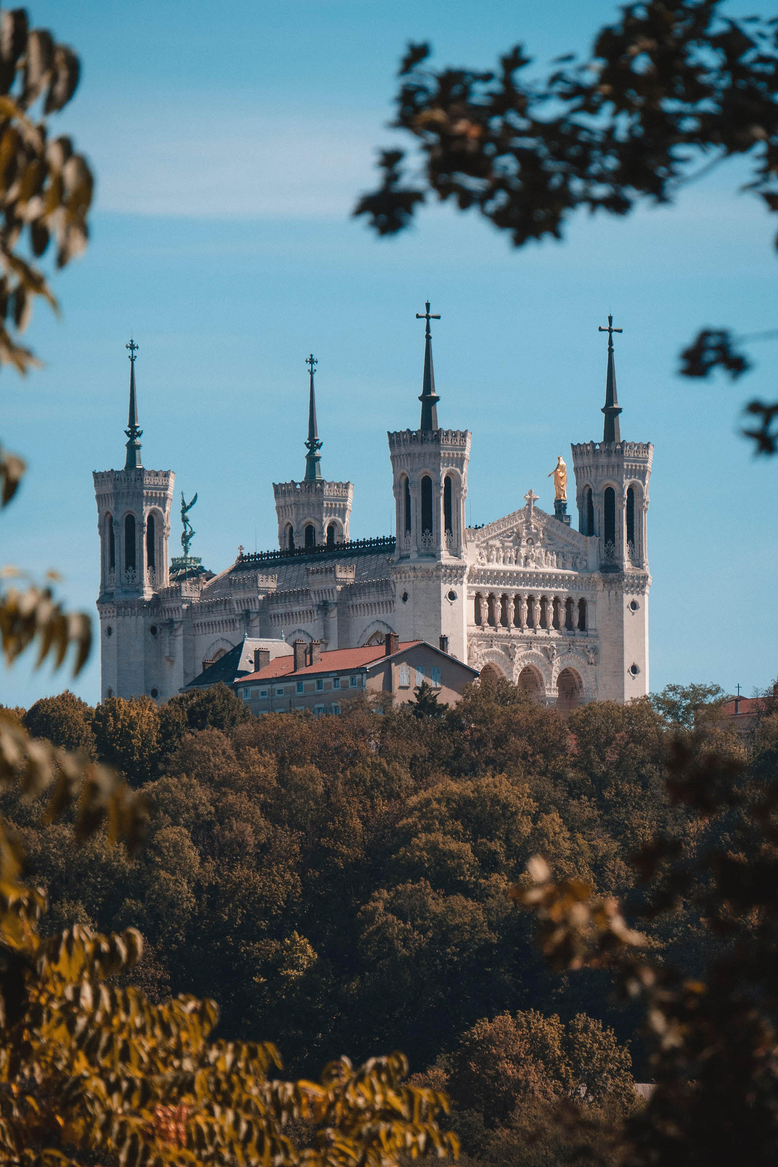 Vue de la basilique de Fourvière à Lyon